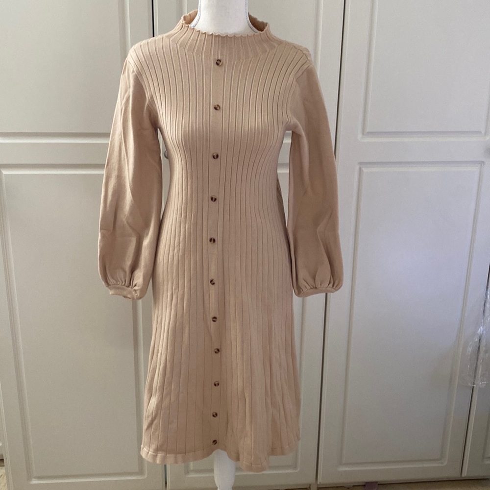 Comfy Stretchy Sweater Dress